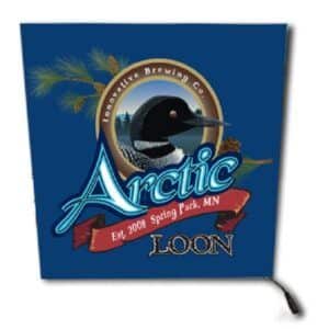 square led bar sign with custom wrap