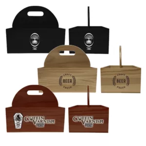 customized wood table caddies