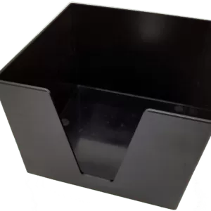 black plastic cocktail napkin holder