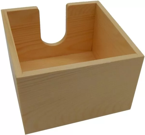 wood cocktail napkin holder