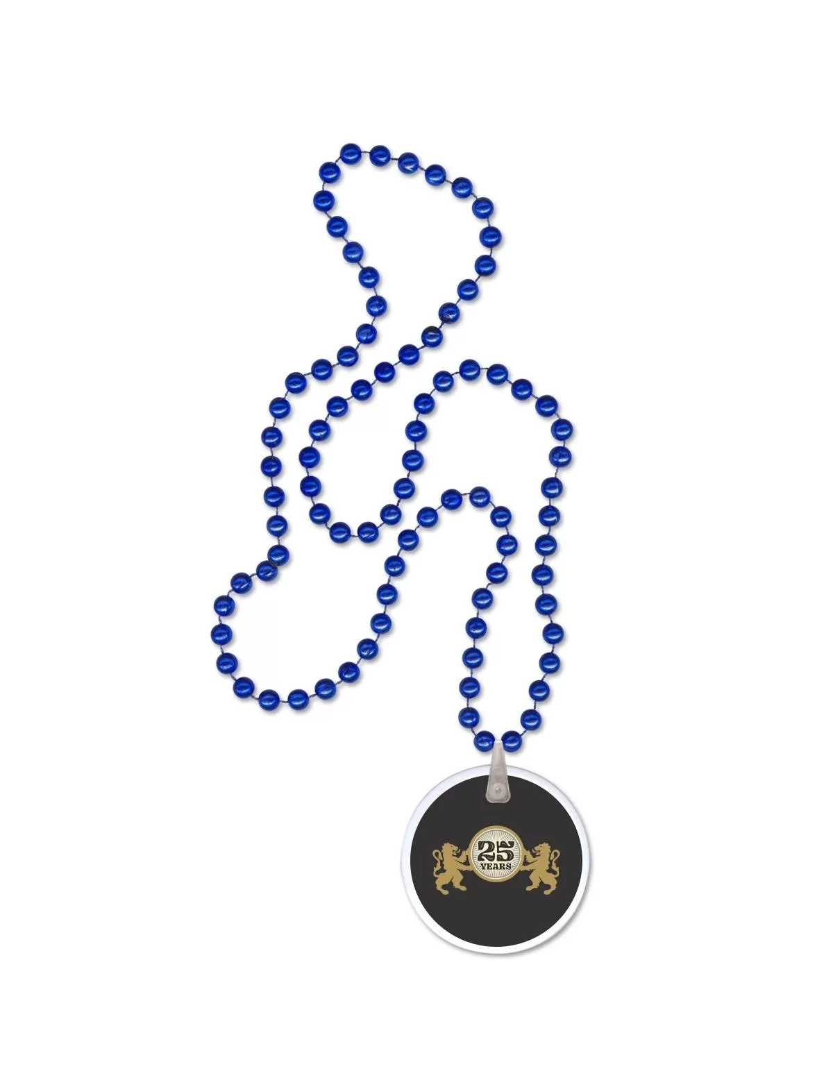 Mardi Gras Beads with Disk - Image 5