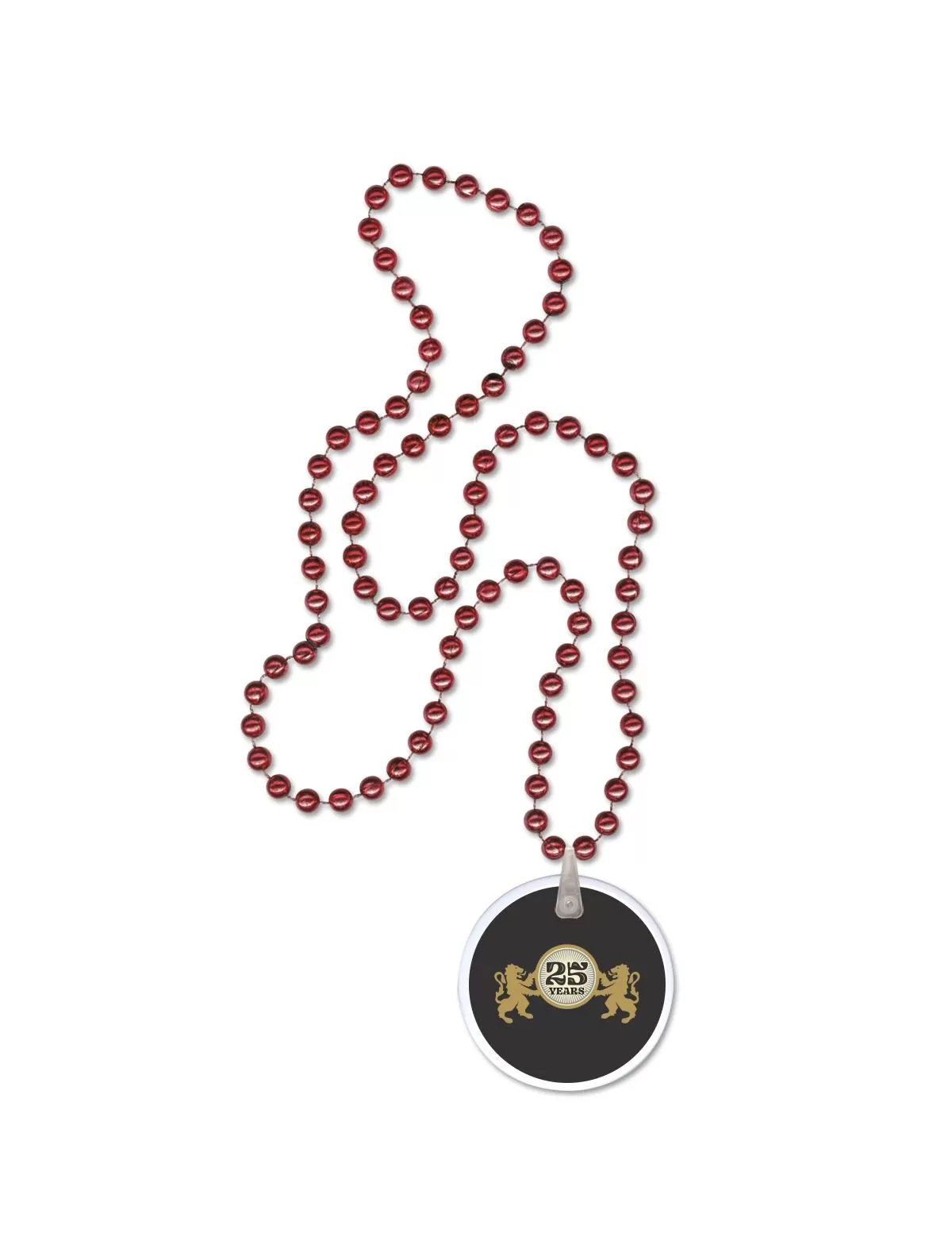 Mardi Gras Beads with Disk - Image 6
