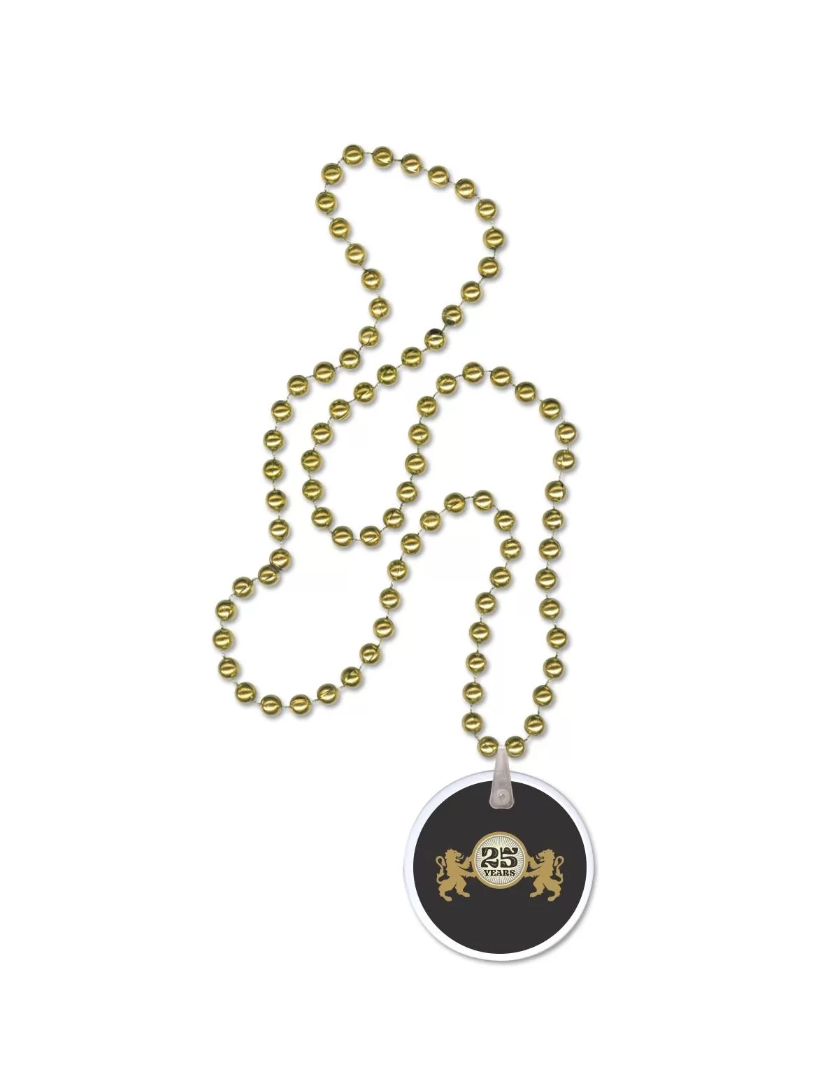 Mardi Gras Beads with Disk - Image 7