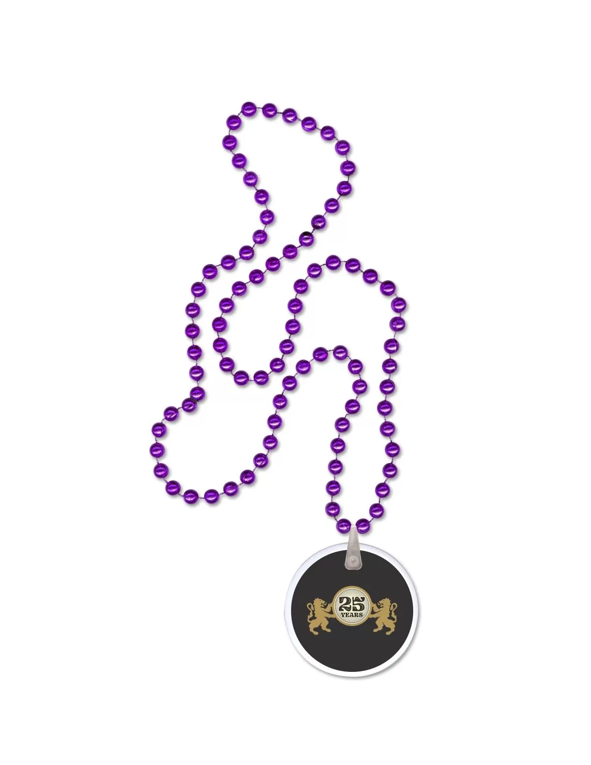 Mardi Gras Beads with Disk - Image 10