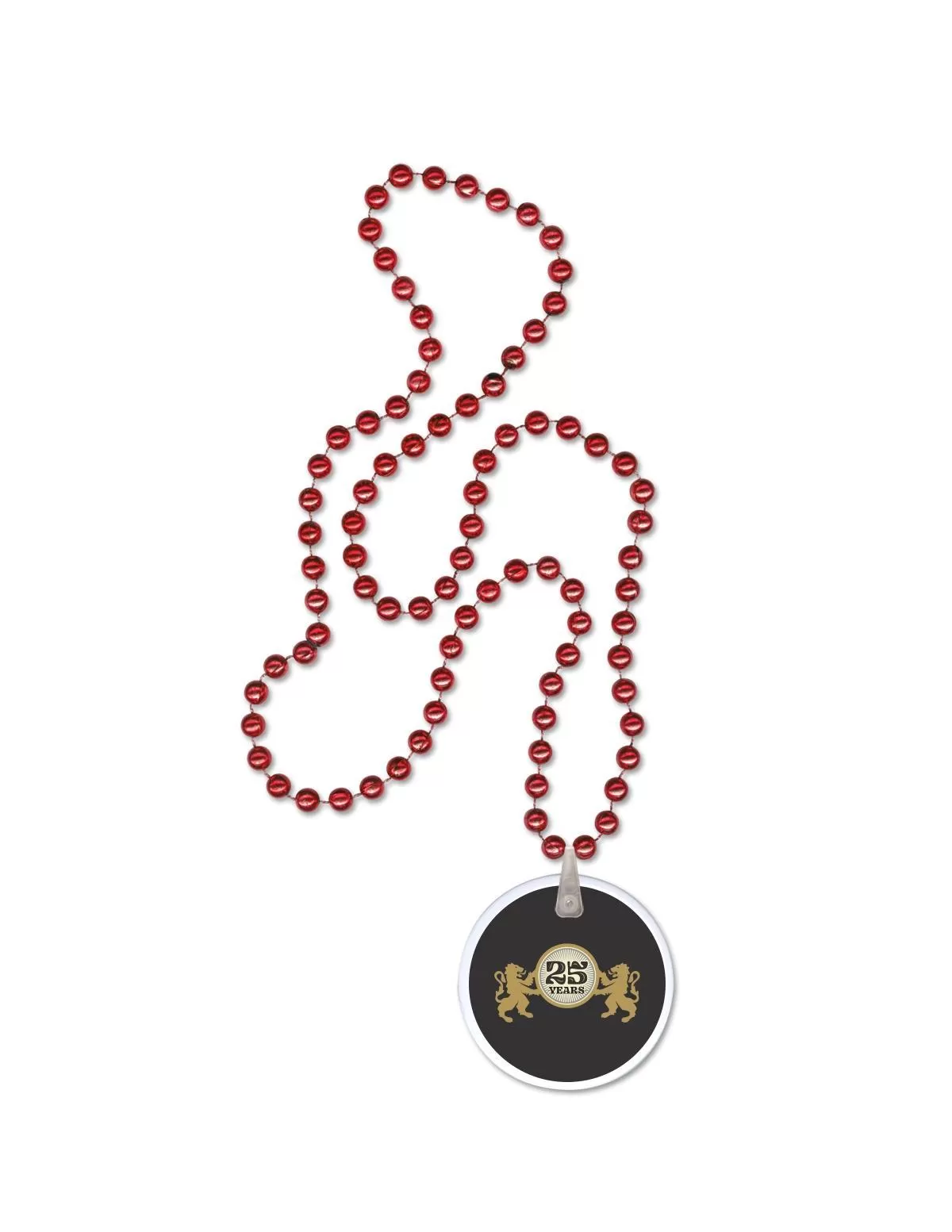 Mardi Gras Beads with Disk - Image 11