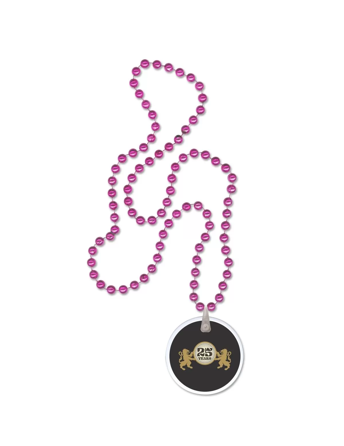 Mardi Gras Beads with Disk - Image 14