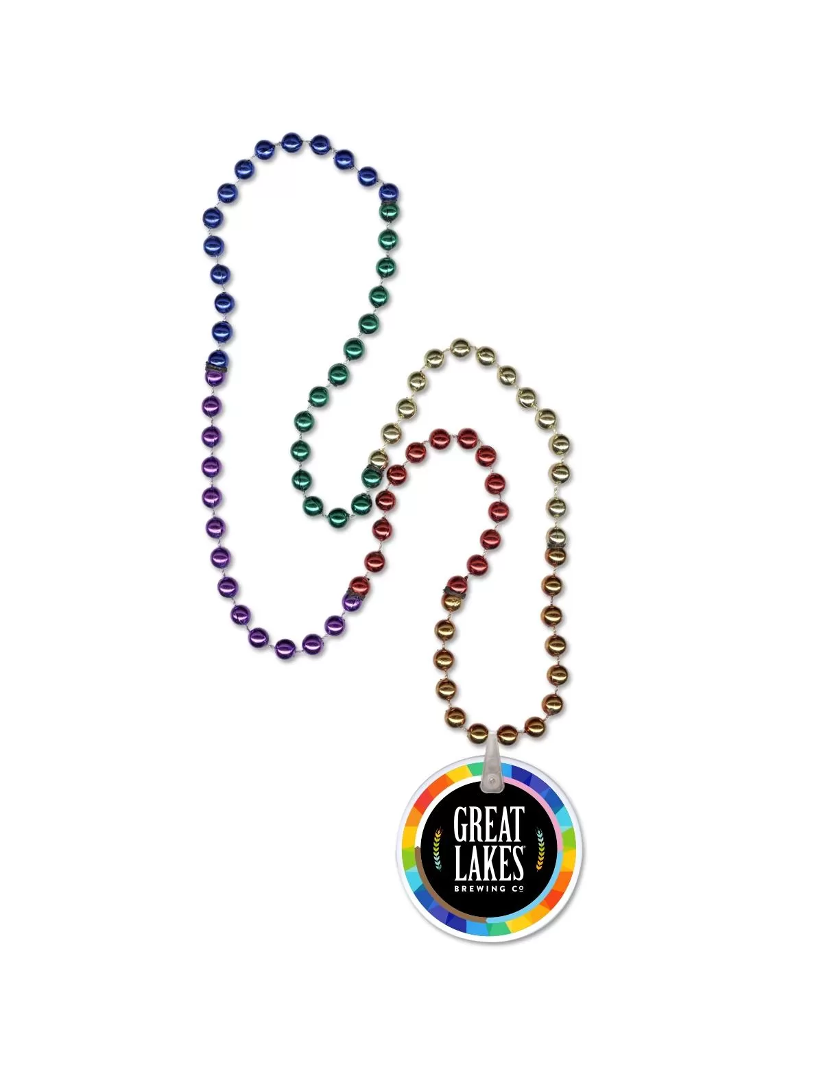 Mardi Gras Beads with Disk - Image 16