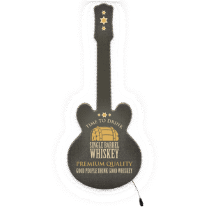 Ultra-thin Electric Guitar Shaped LED Sign