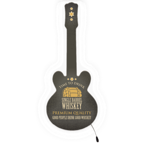 Ultra-thin Electric Guitar Shaped LED Sign